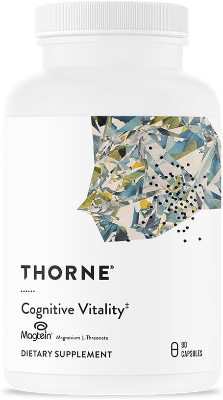 Thorne Cognitive Vitality, Magtein Magnesium L-Threonate, 90 Capsules