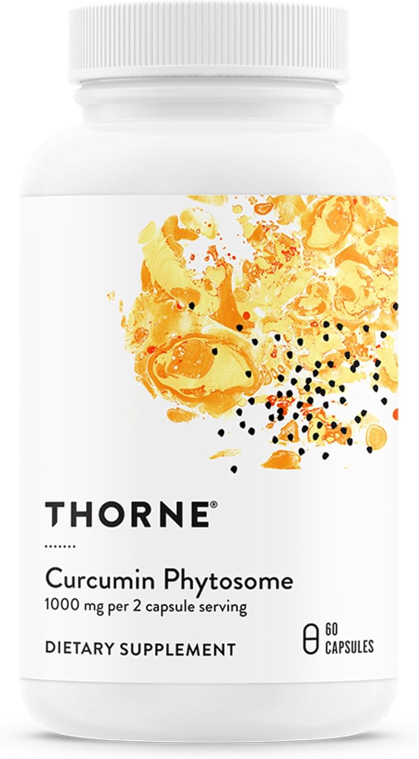 Thorne Curcumin Phytosome, 1,000 mg Curcumin Supplement, 60 Capsules