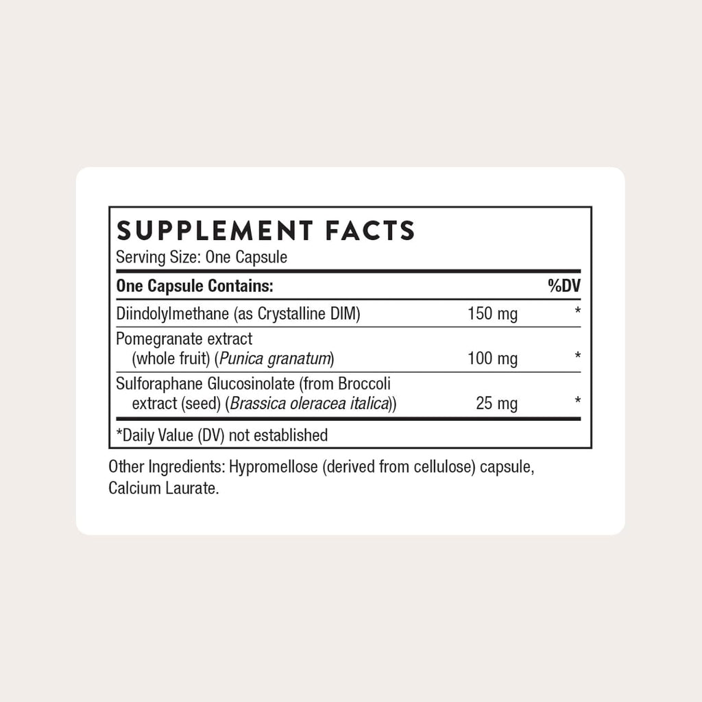 Thorne Hormone Advantage, DIM, SGS & Pomegranate Extract, 60 Capsules