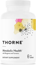 Thorne Metabolic Health, Bergamot & Curcumin Phytosome, 120 Capsules