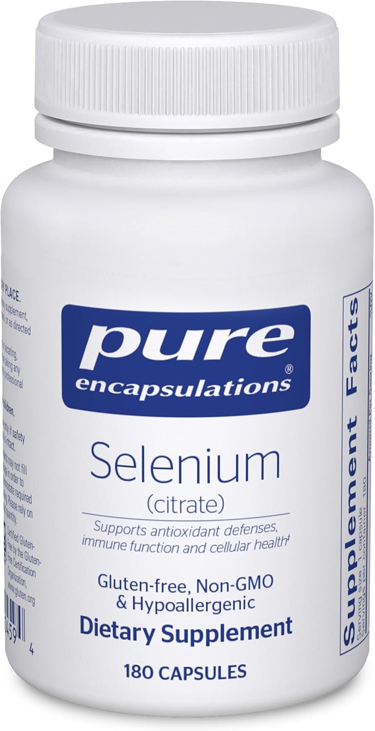Pure Encapsulations Selenium (Citrate), 180 Capsules