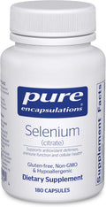 Pure Encapsulations Selenium (Citrate), 180 Capsules