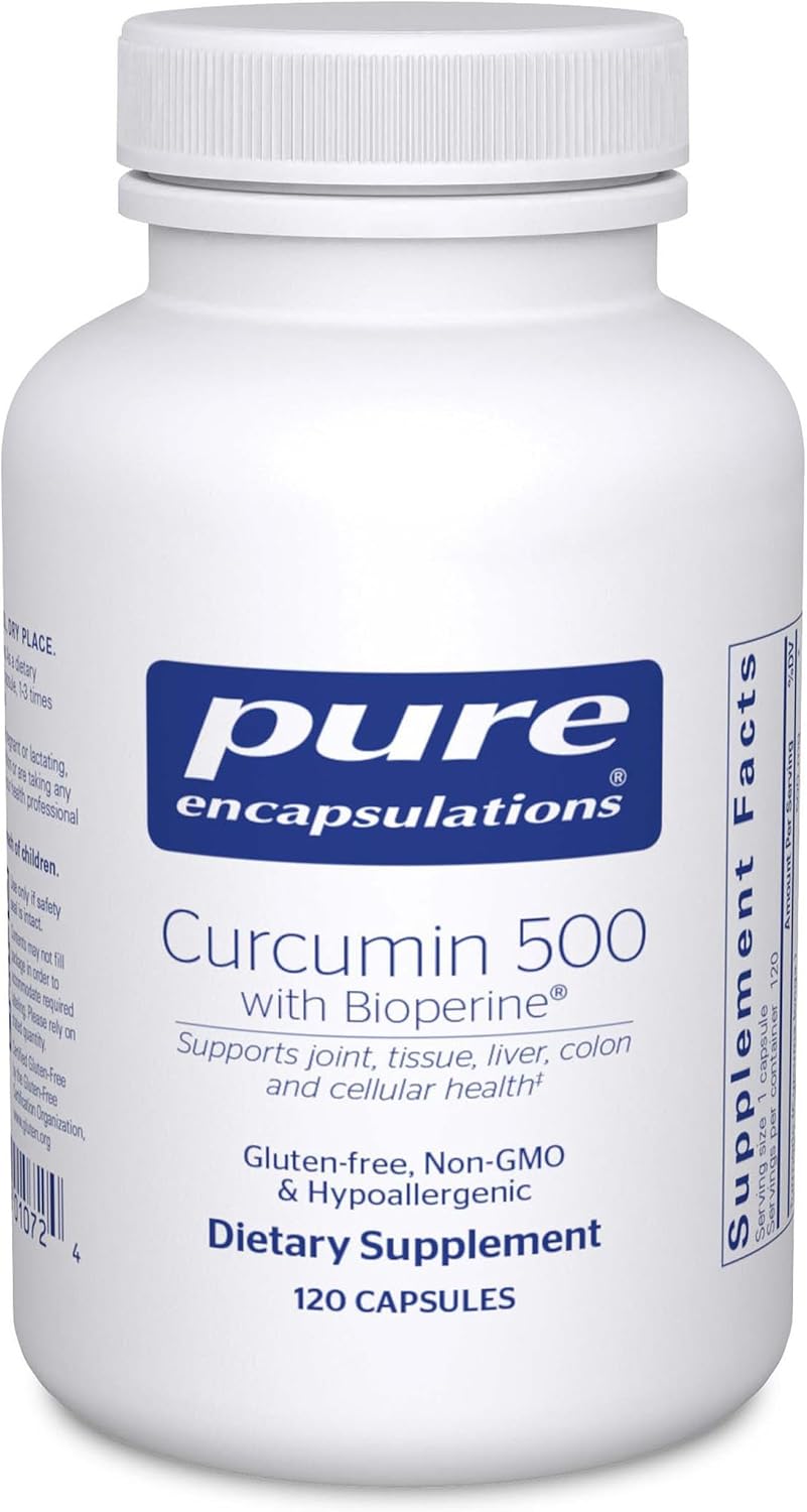 Pure Encapsulations Curcumin 500 with Bioperine