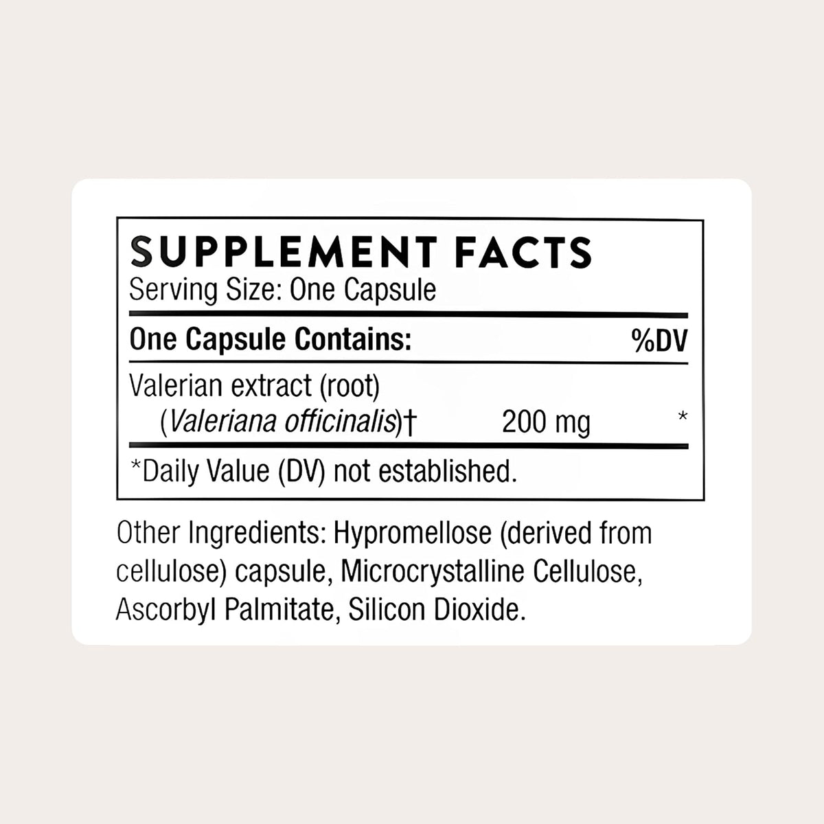 Thorne Valerian Root, 200 mg Sleeproot Extract, Melatonin-Free, 30 Capsules