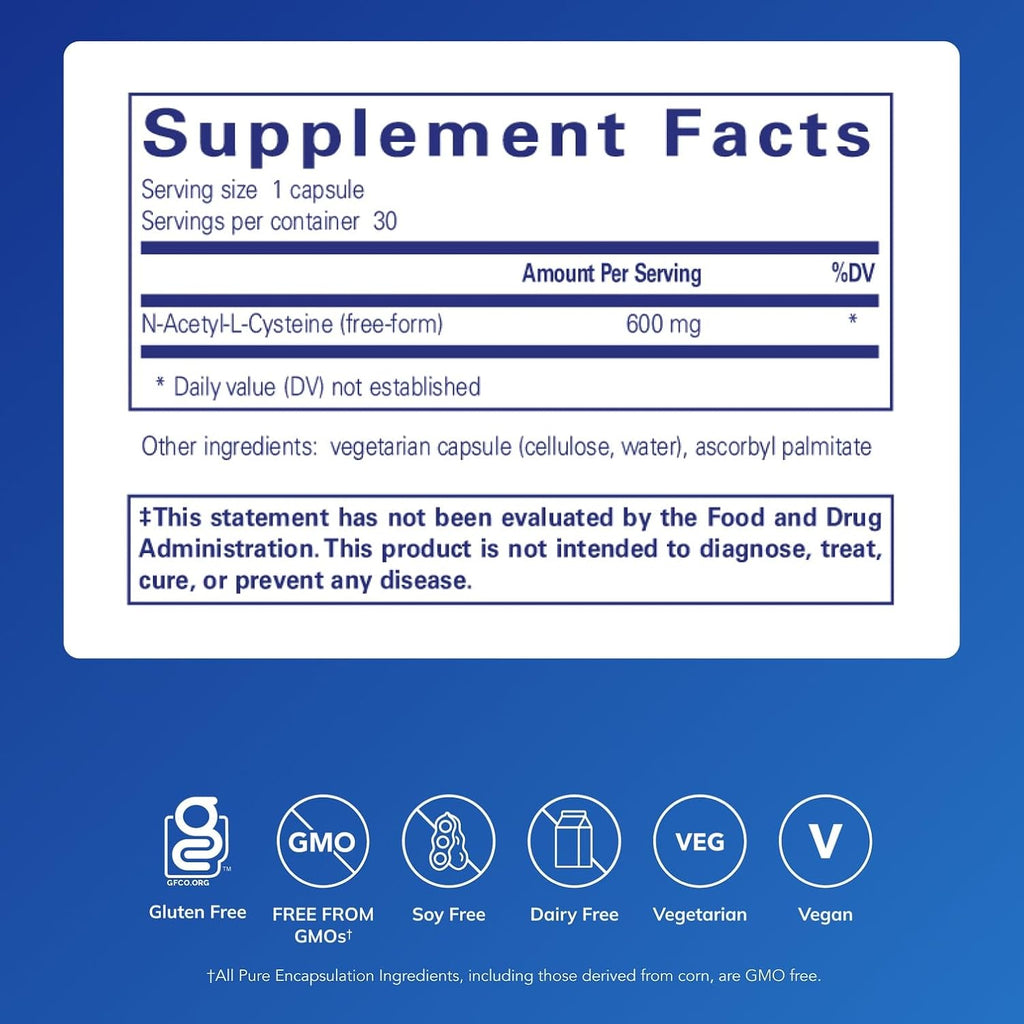 Pure Encapsulations NAC 600 mg
