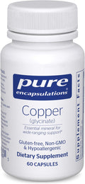 Pure Encapsulations Copper (Glycinate), 60 Capsules