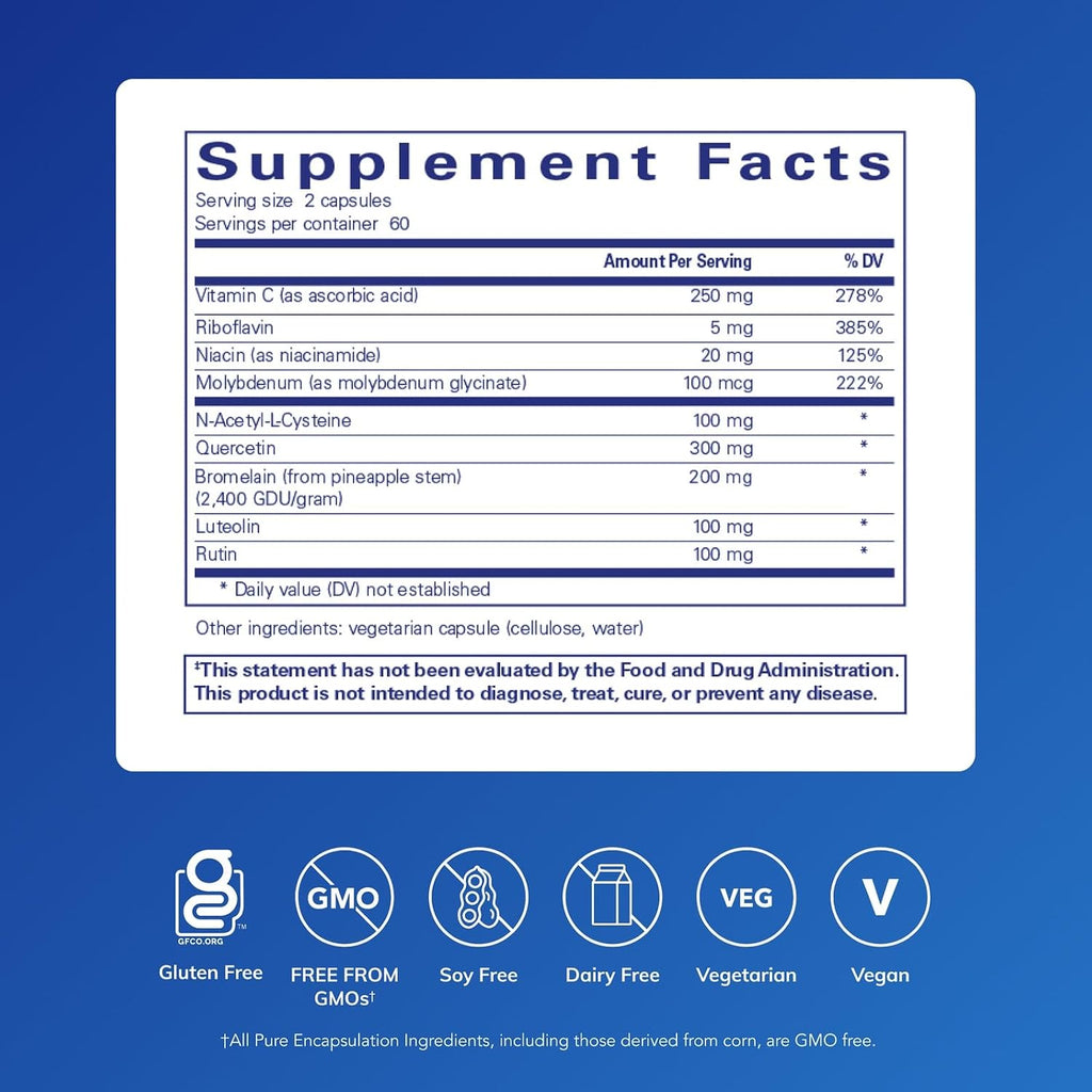 Pure Encapsulations Hist Reset, 120 Capsules