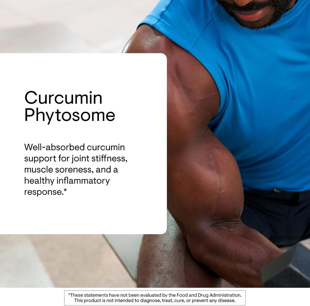 Thorne Curcumin Phytosome, 1,000 mg Curcumin Supplement, 120 Capsules