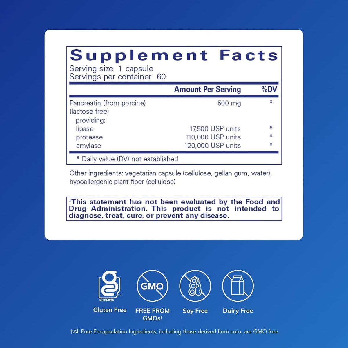 Pure Encapsulations Pancreatic Enzyme Formula