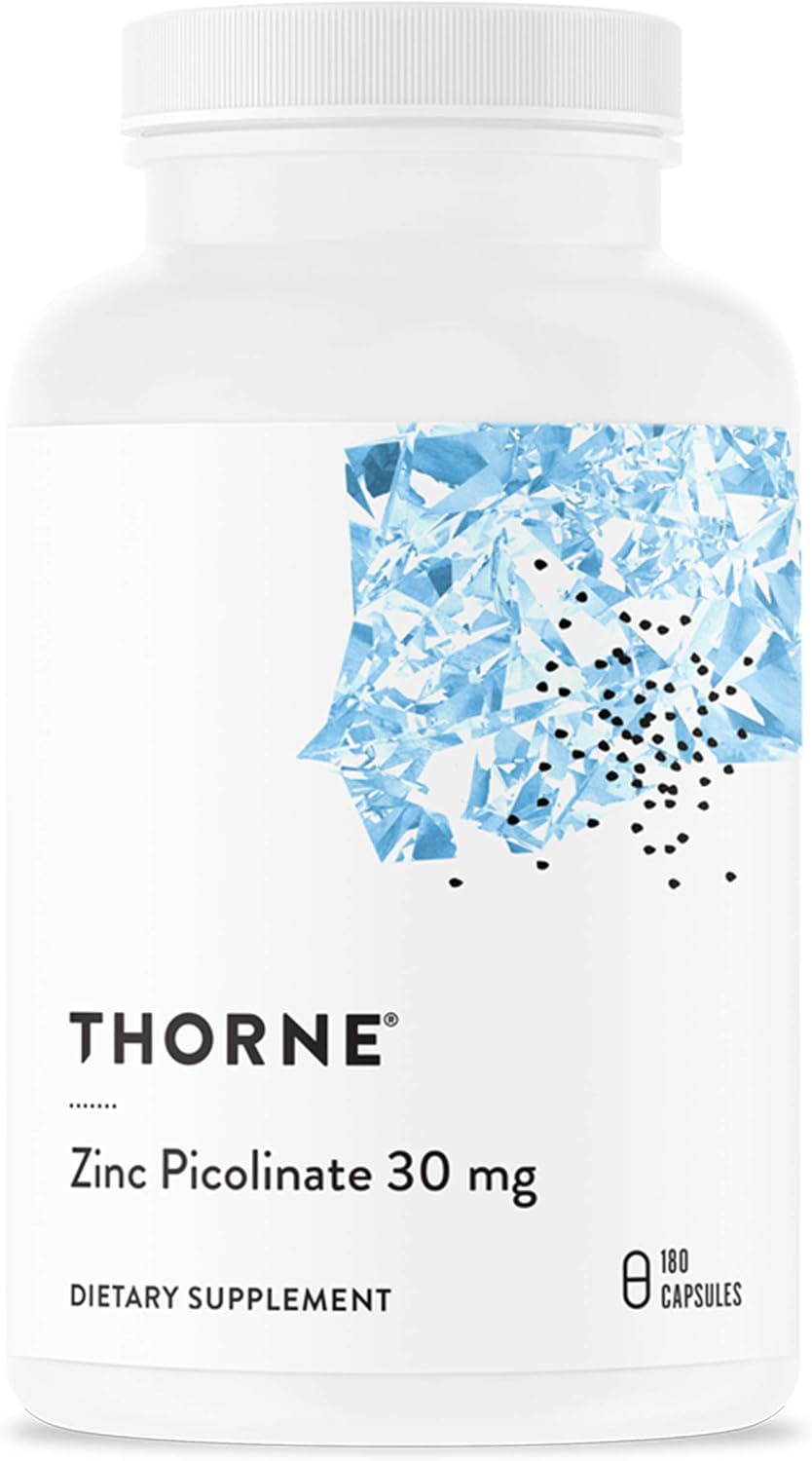 Thorne Zinc Picolinate 30 mg, Highly Absorbable Zinc