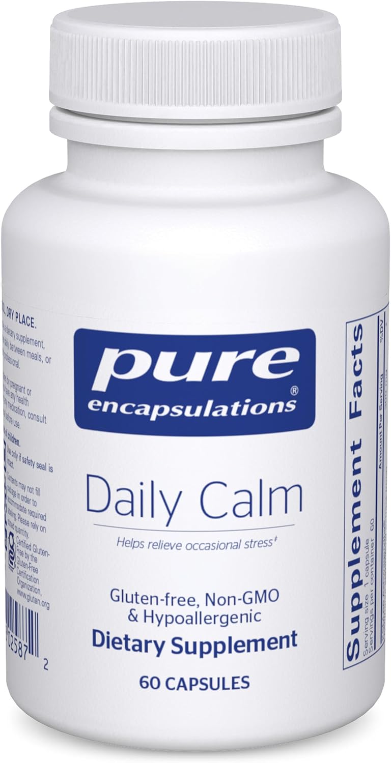Pure Encapsulations Daily Calm, 60 Capsules