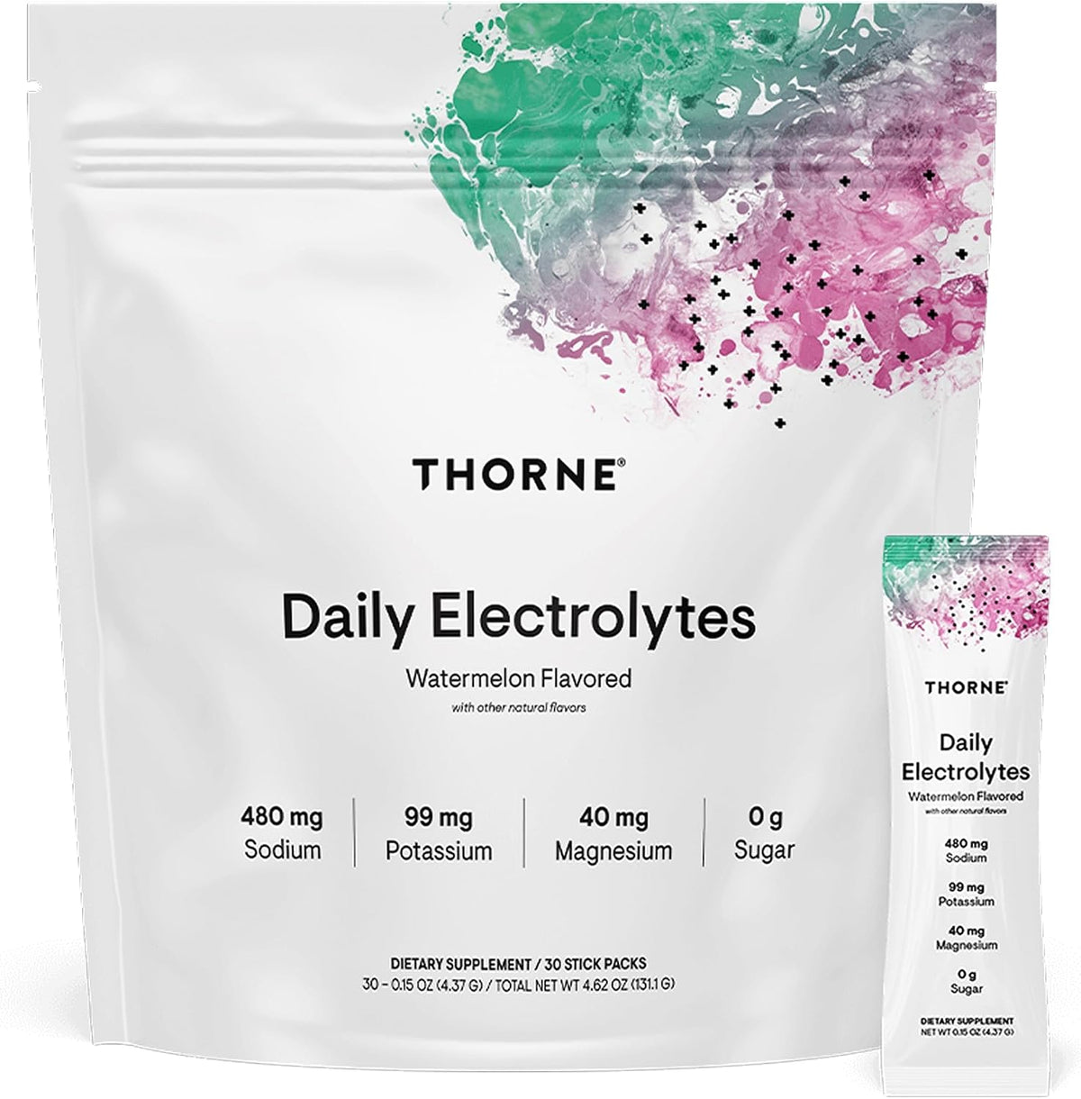 Thorne Daily Electrolytes, Electrolyte Powder Drink Mix