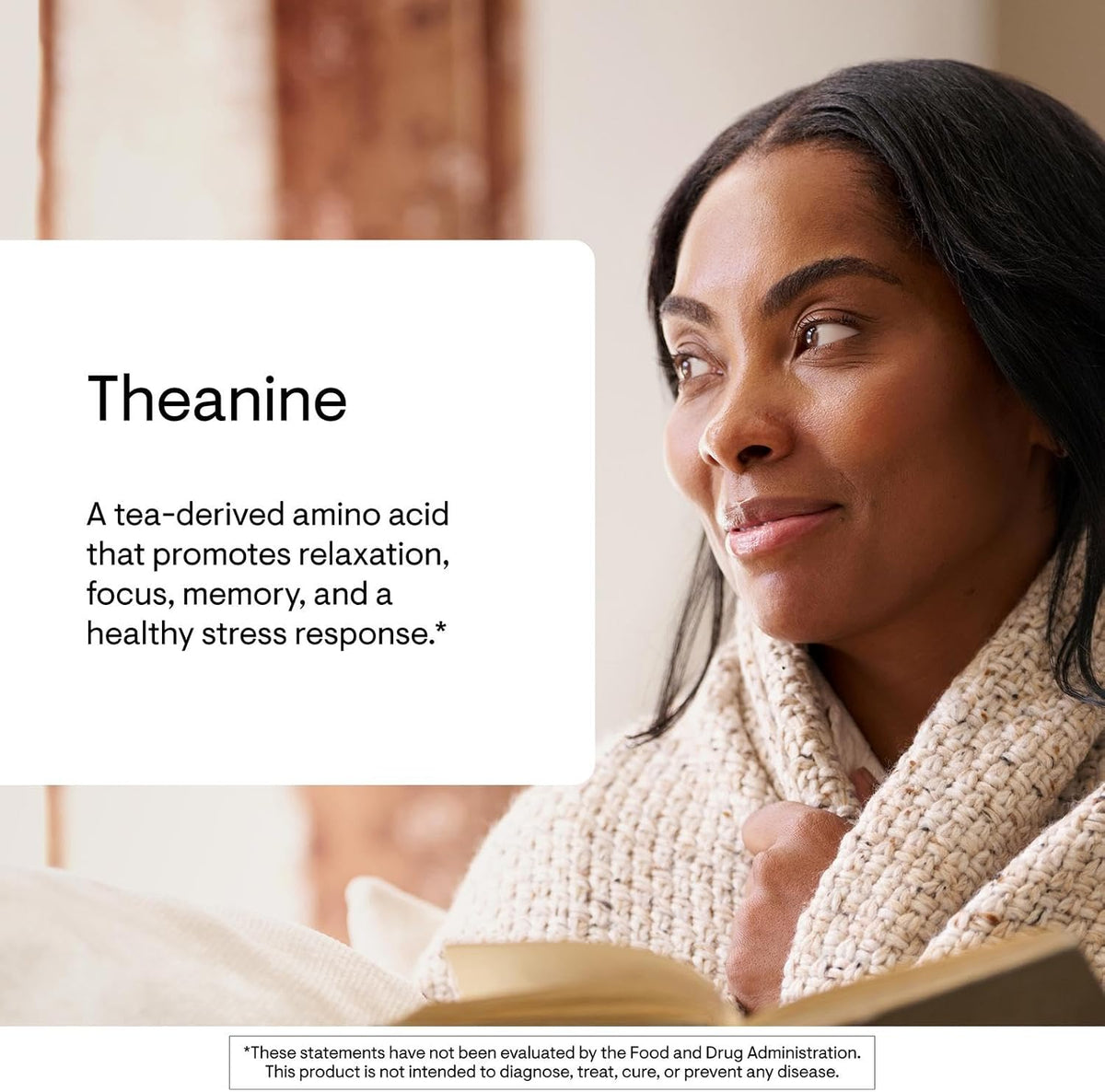 Thorne Theanine, 200 mg L-Theanine Supplement, 90 Capsules