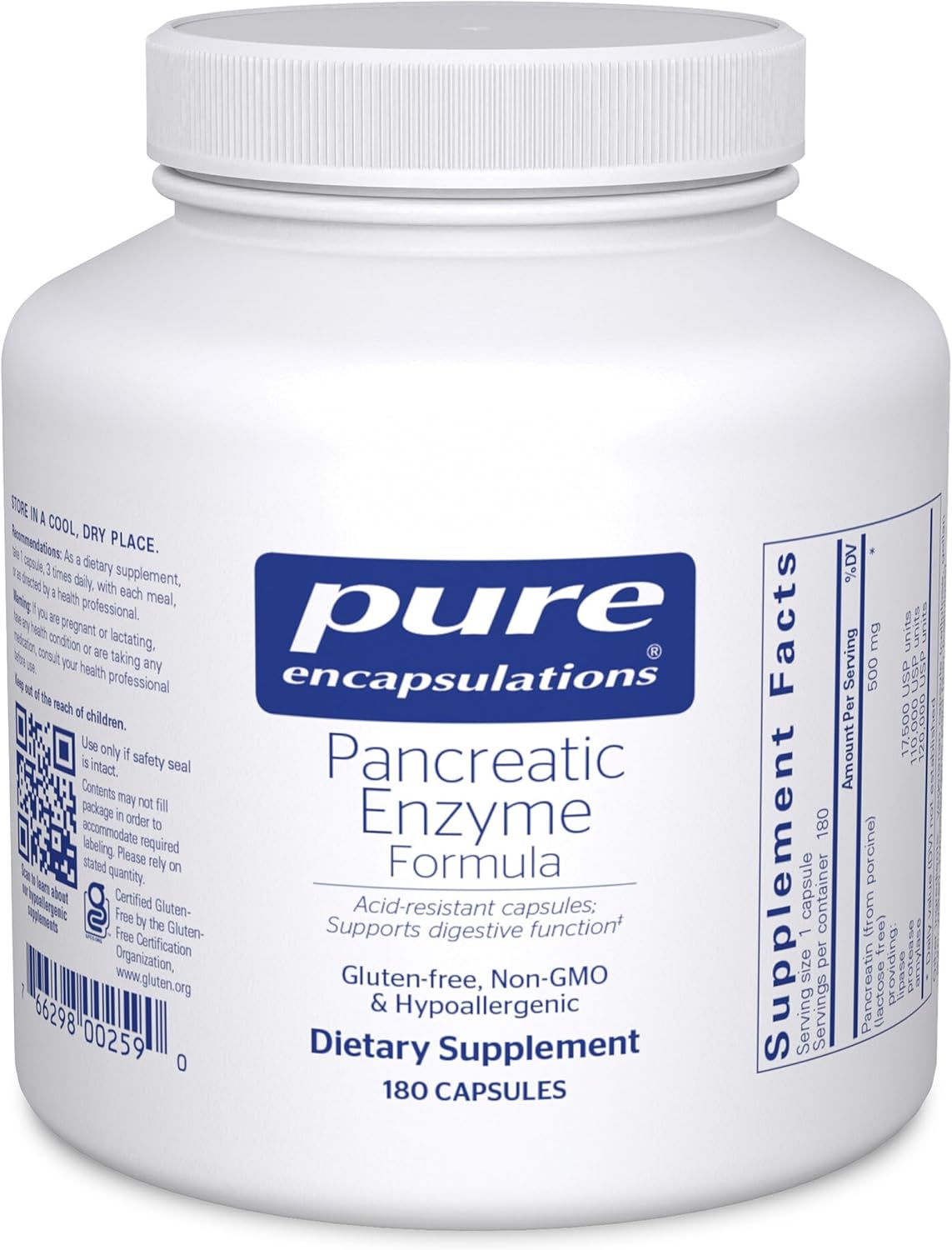 Pure Encapsulations Pancreatic Enzyme Formula