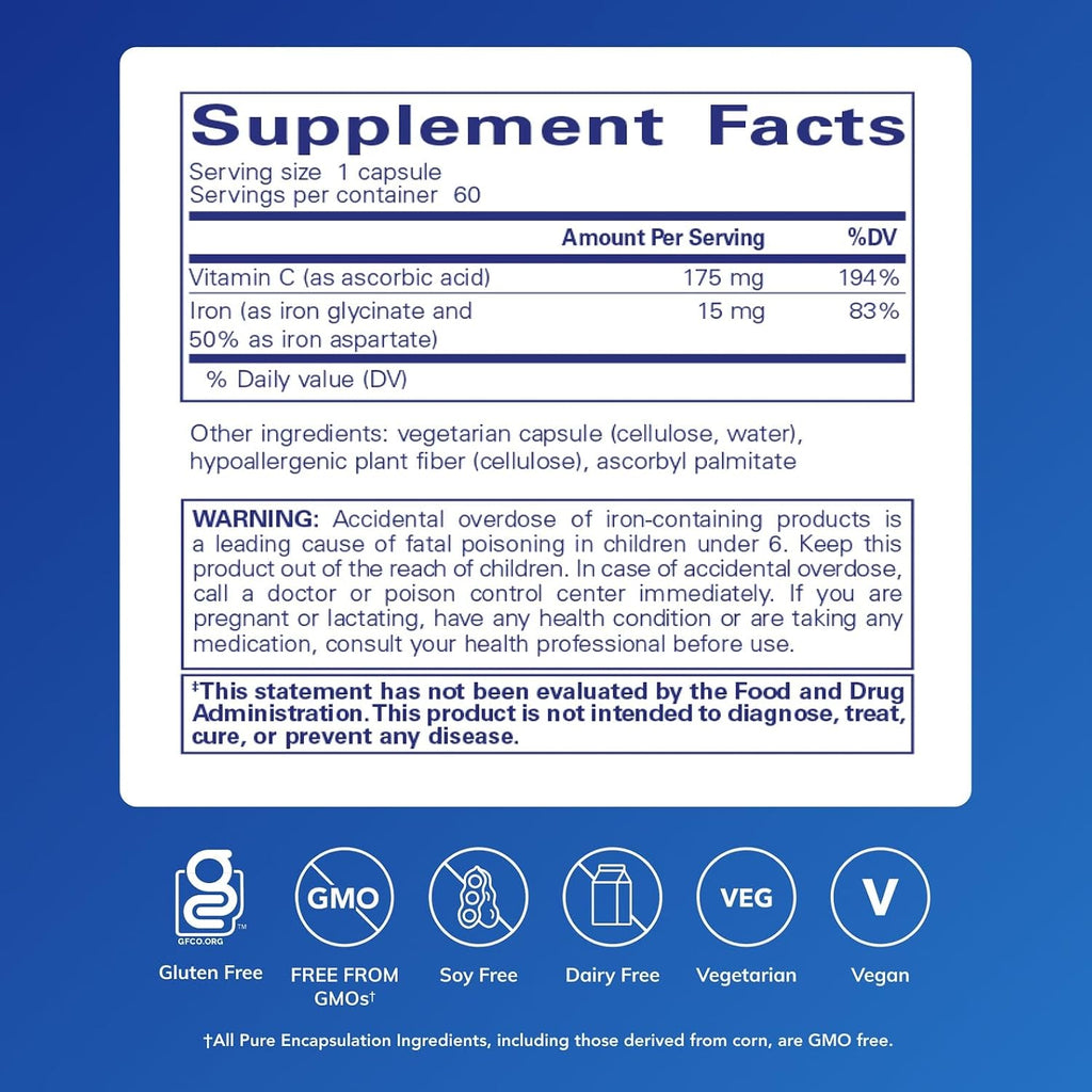 Pure Encapsulations Iron-C