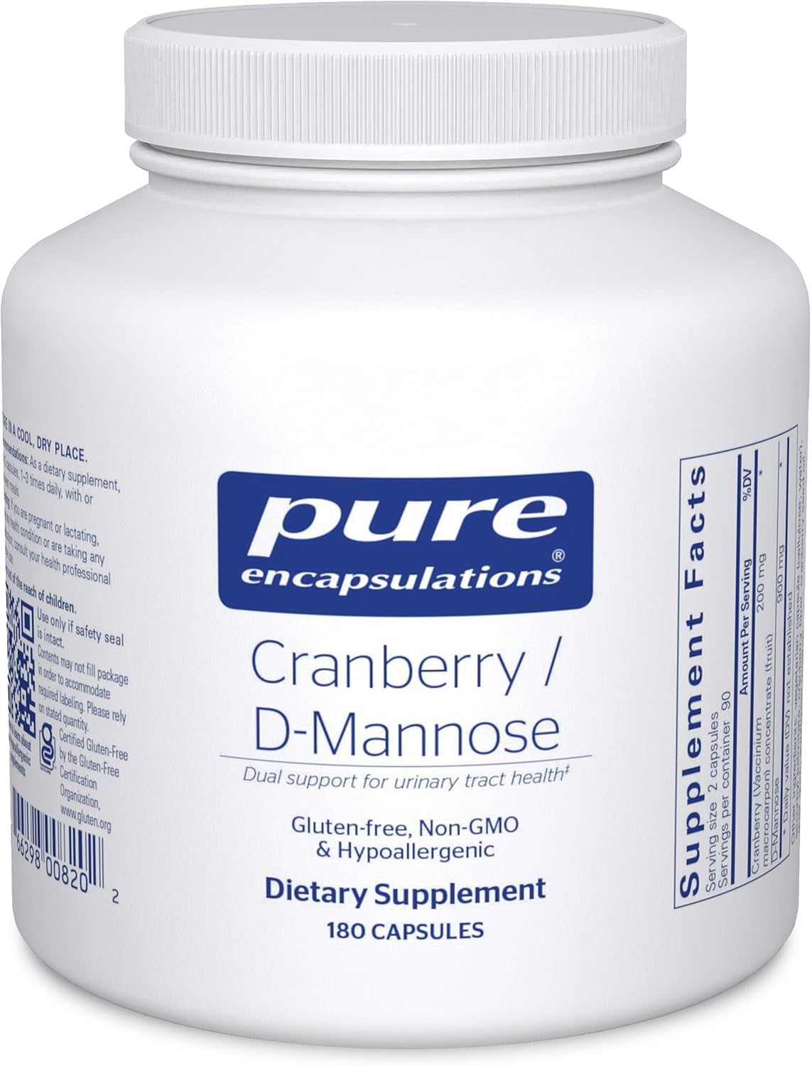 Pure Encapsulations Cranberry D-Mannose