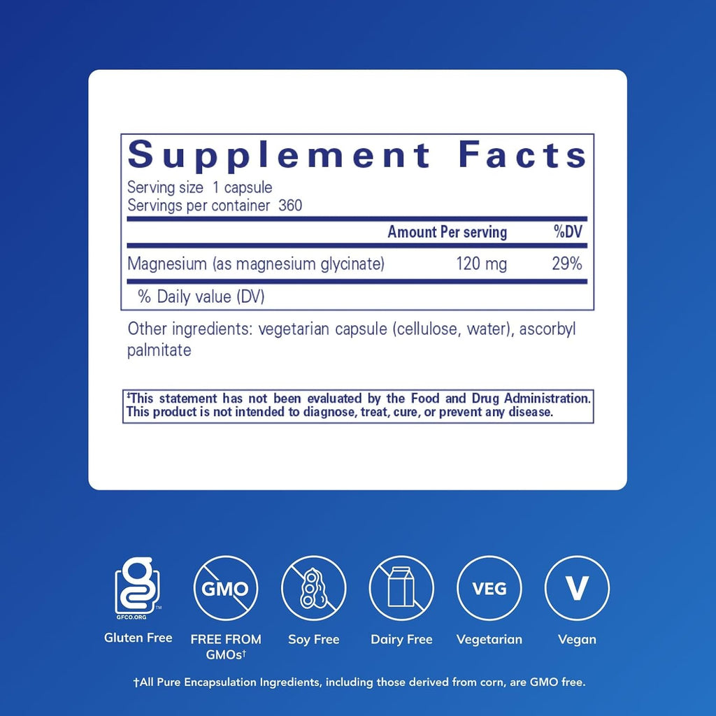 Pure Encapsulations Magnesium (Glycinate)
