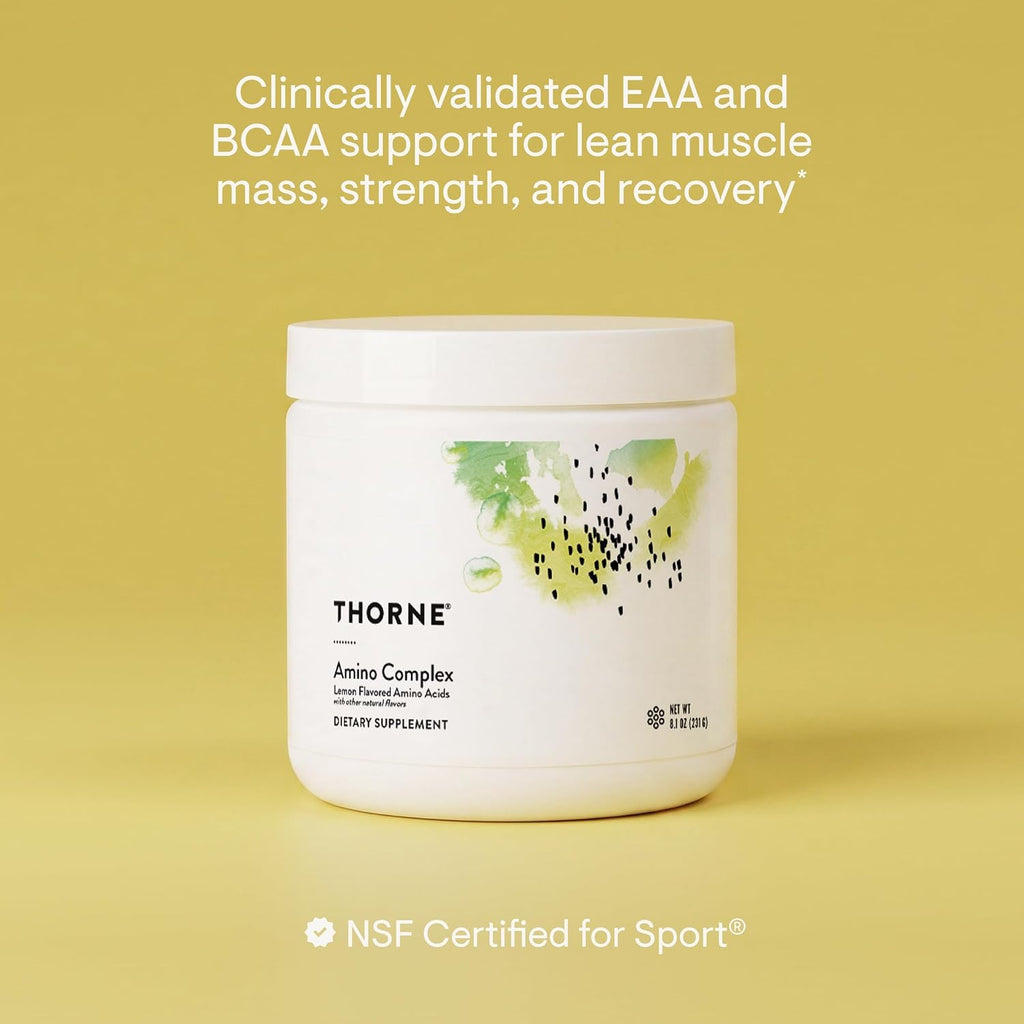 Thorne Amino Complex, Clinically Validated EAA & BCAA Powder