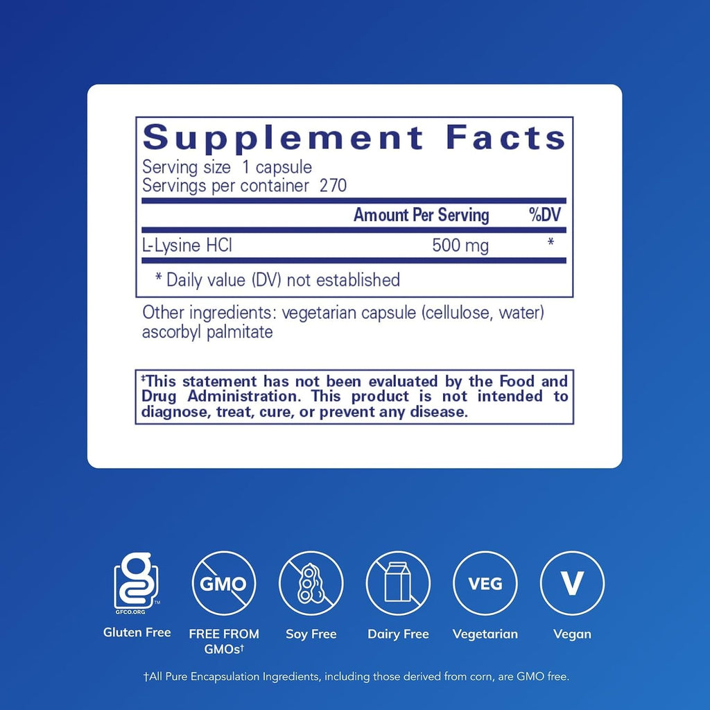Pure Encapsulations L-Lysine