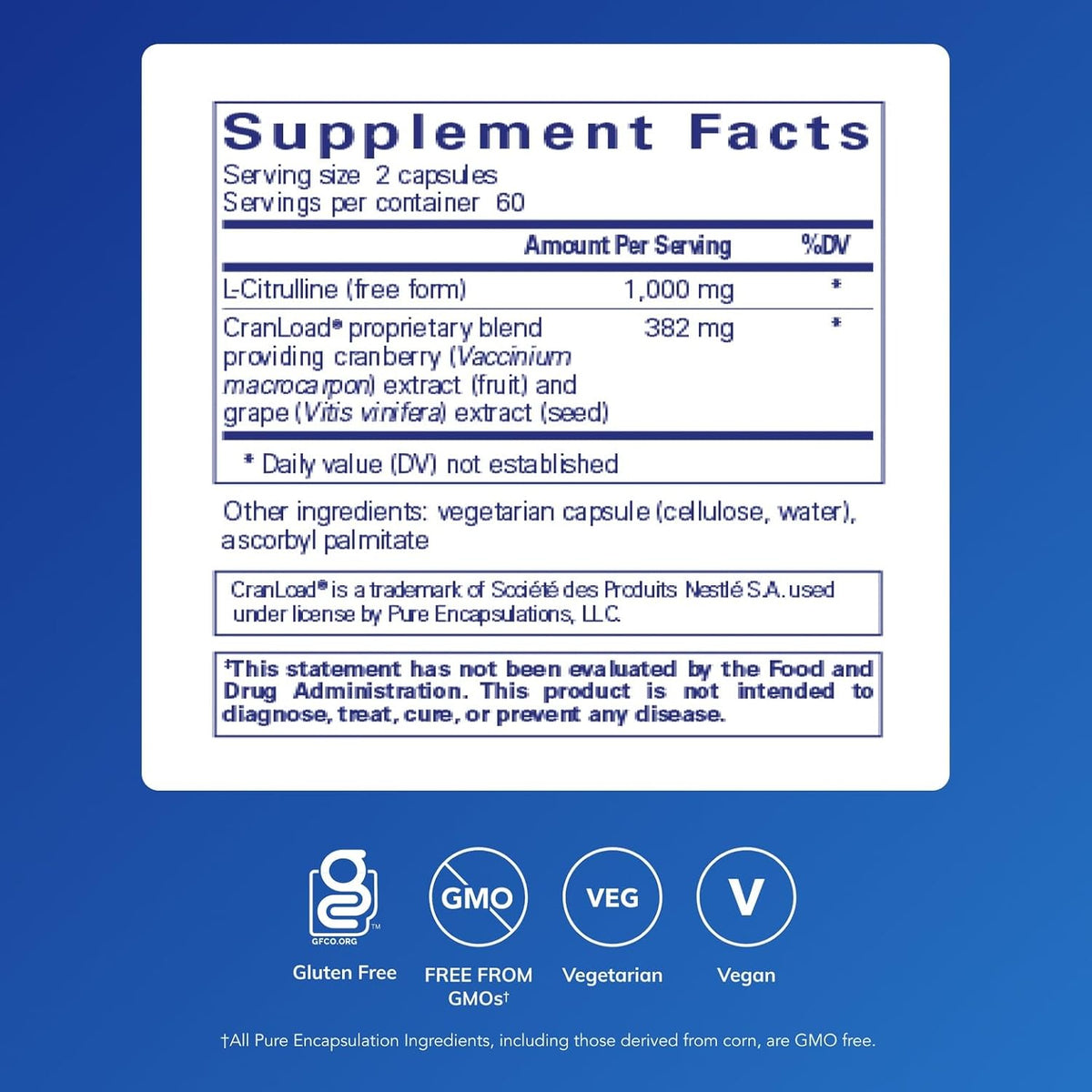 Pure Encapsulations Nitric Oxide Ultra (Capsules)