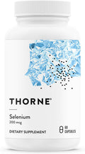 Thorne Selenium, 200 mcg L-Selenomethionine Supplement, 60 Capsules
