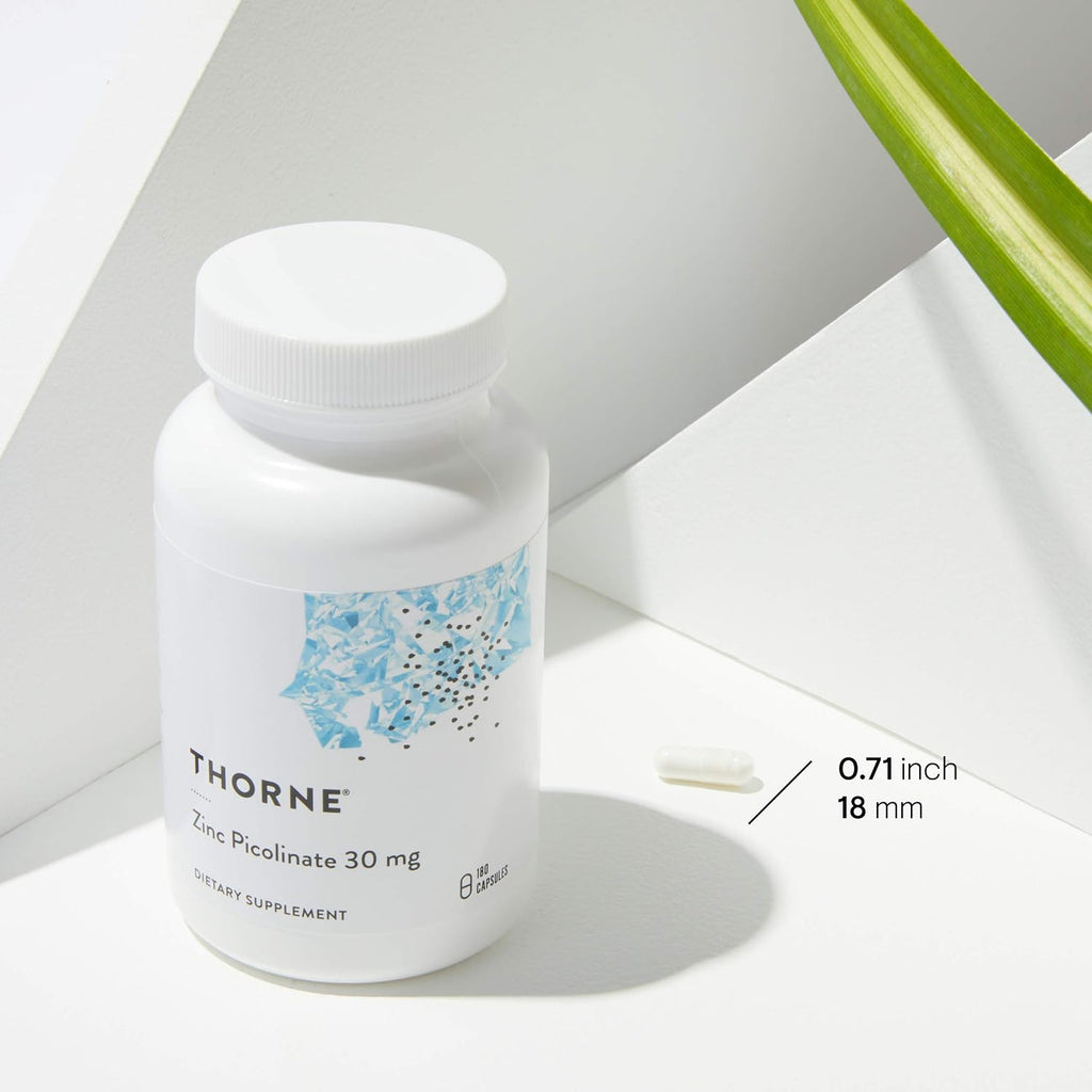 Thorne Zinc Picolinate 30 mg, Highly Absorbable Zinc