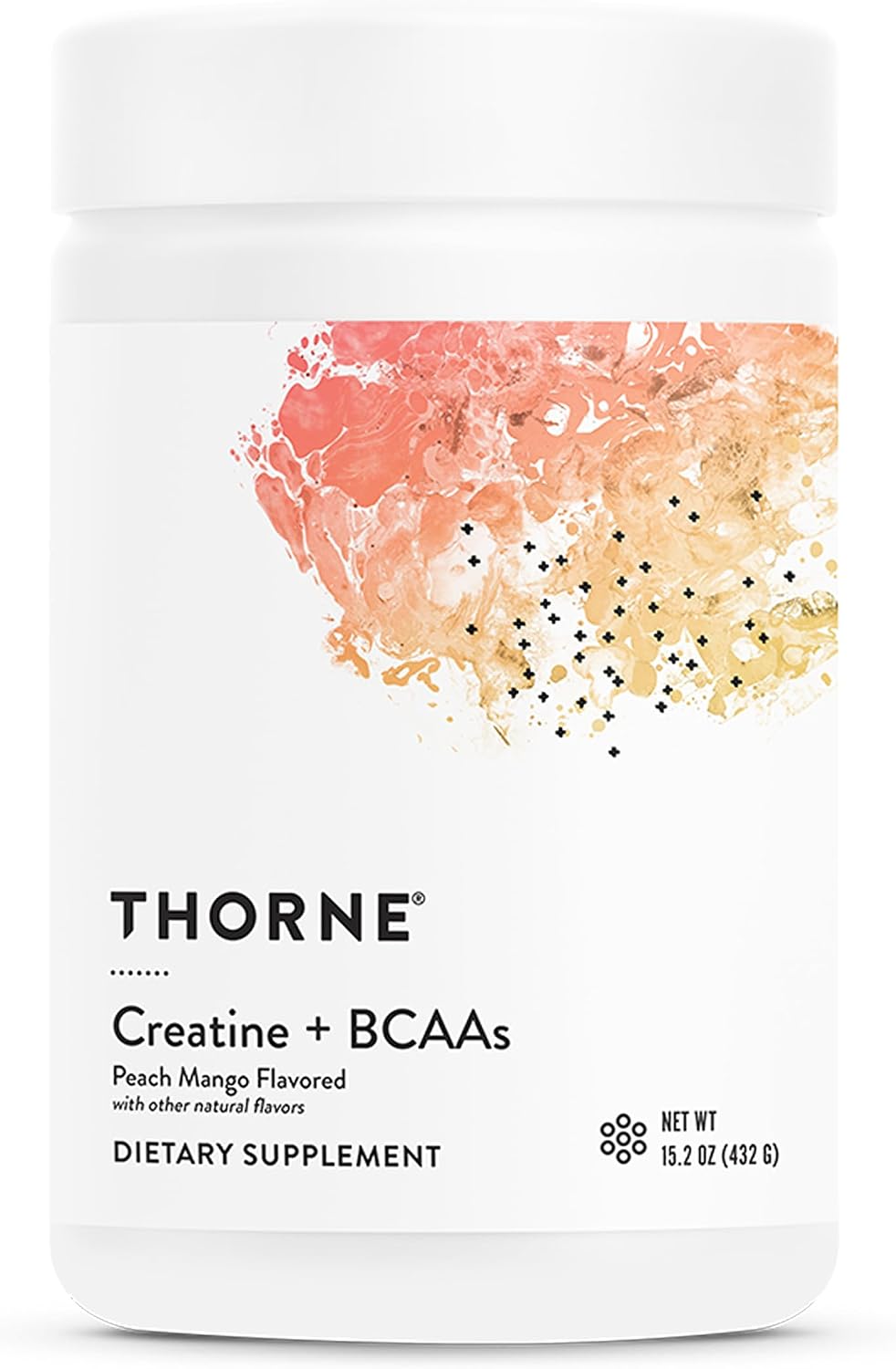 Thorne Creatine + BCAAs, 5 g Creatine Monohydrate & 5 g BCAAs, 30 Servings