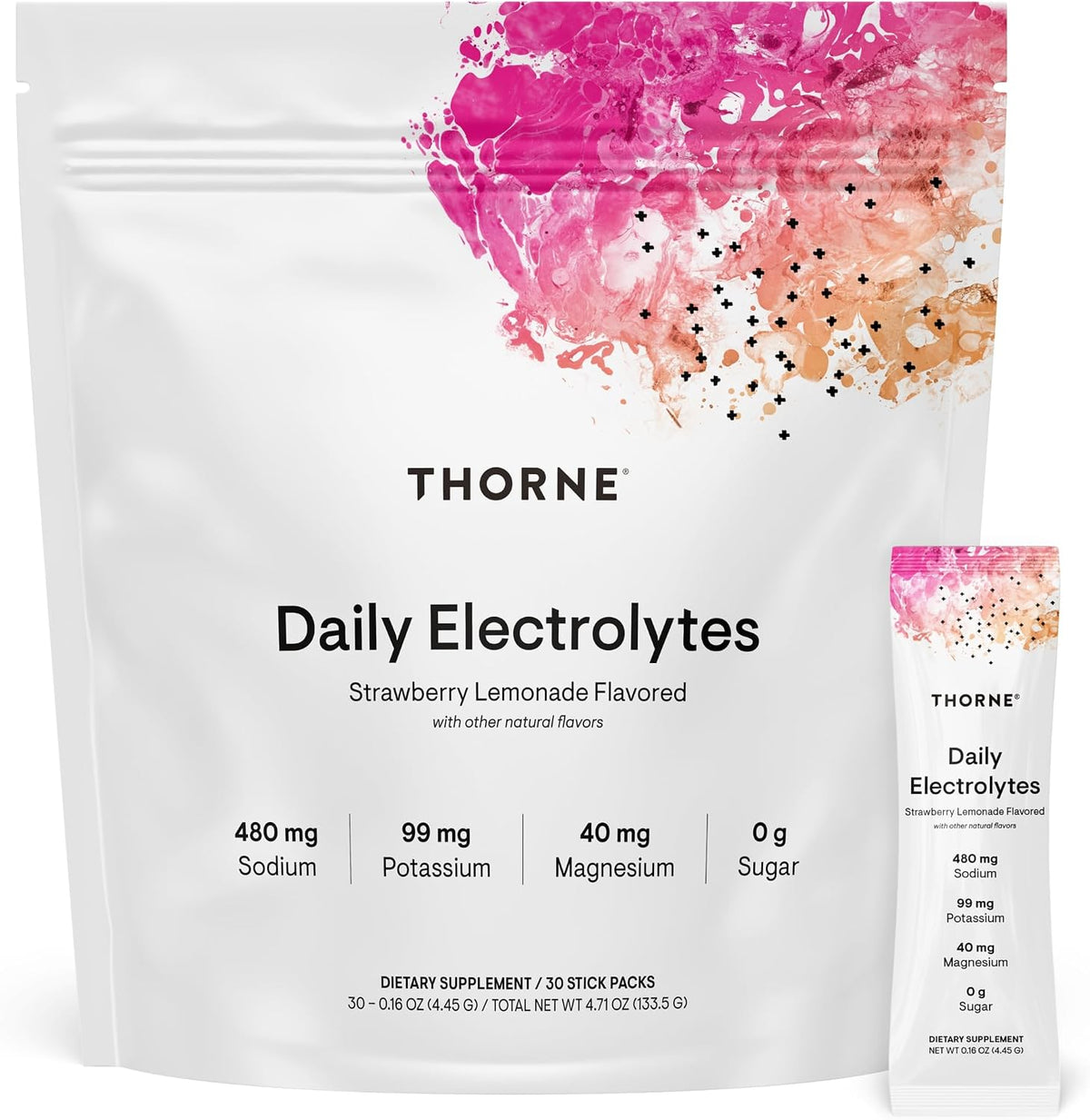 Thorne Daily Electrolytes, Electrolyte Powder Drink Mix