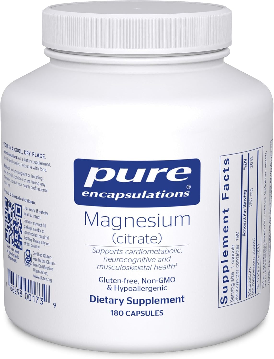Pure Encapsulations Magnesium (Citrate)