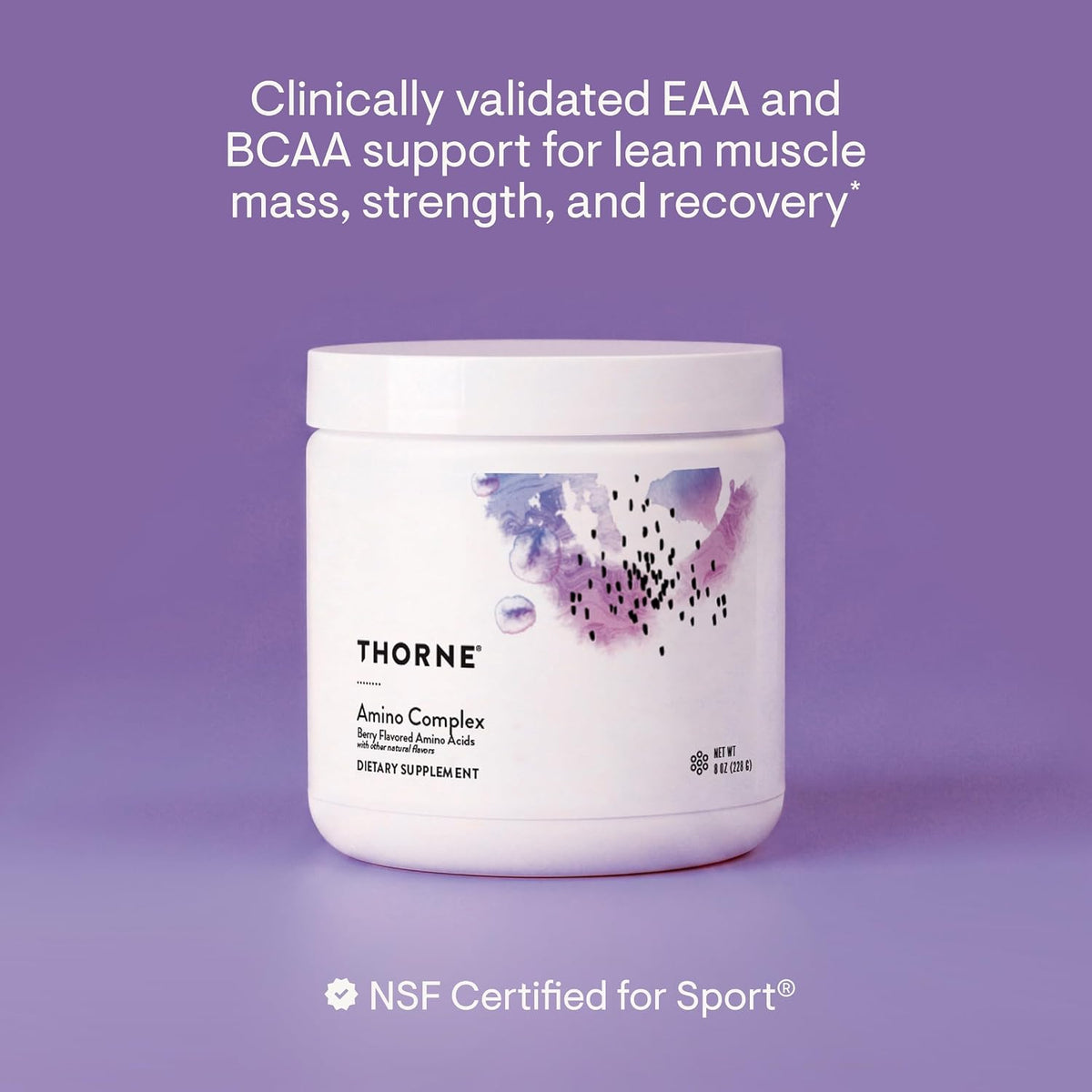 Thorne Amino Complex, Clinically Validated EAA & BCAA Powder