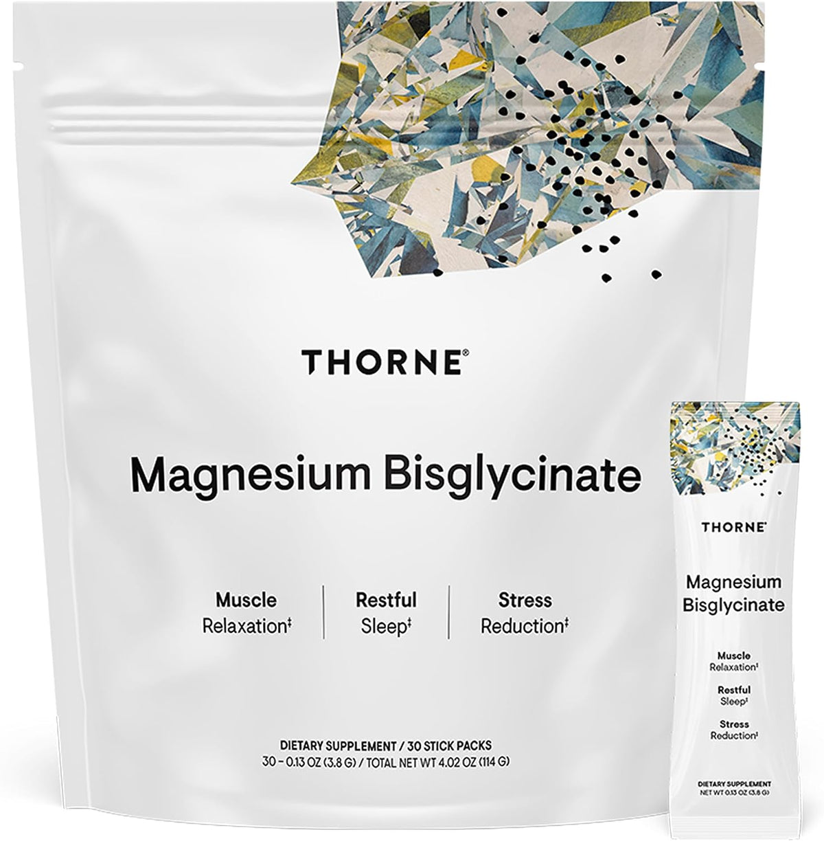 Thorne Magnesium Bisglycinate, Powdered Magnesium Formula