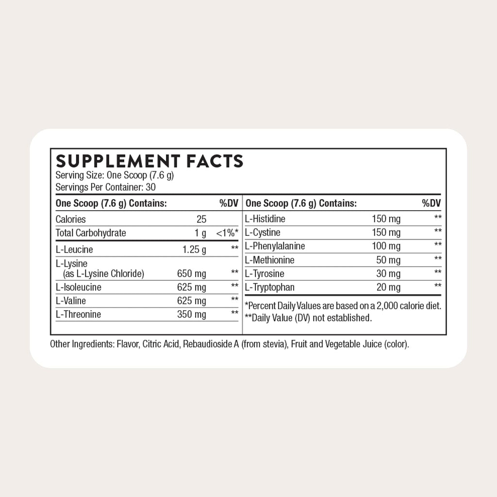 Thorne Amino Complex, Clinically Validated EAA & BCAA Powder