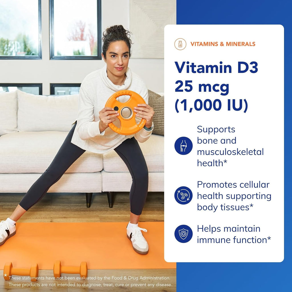 Pure Encapsulations Vitamin D3 25 mcg (1,000 IU)