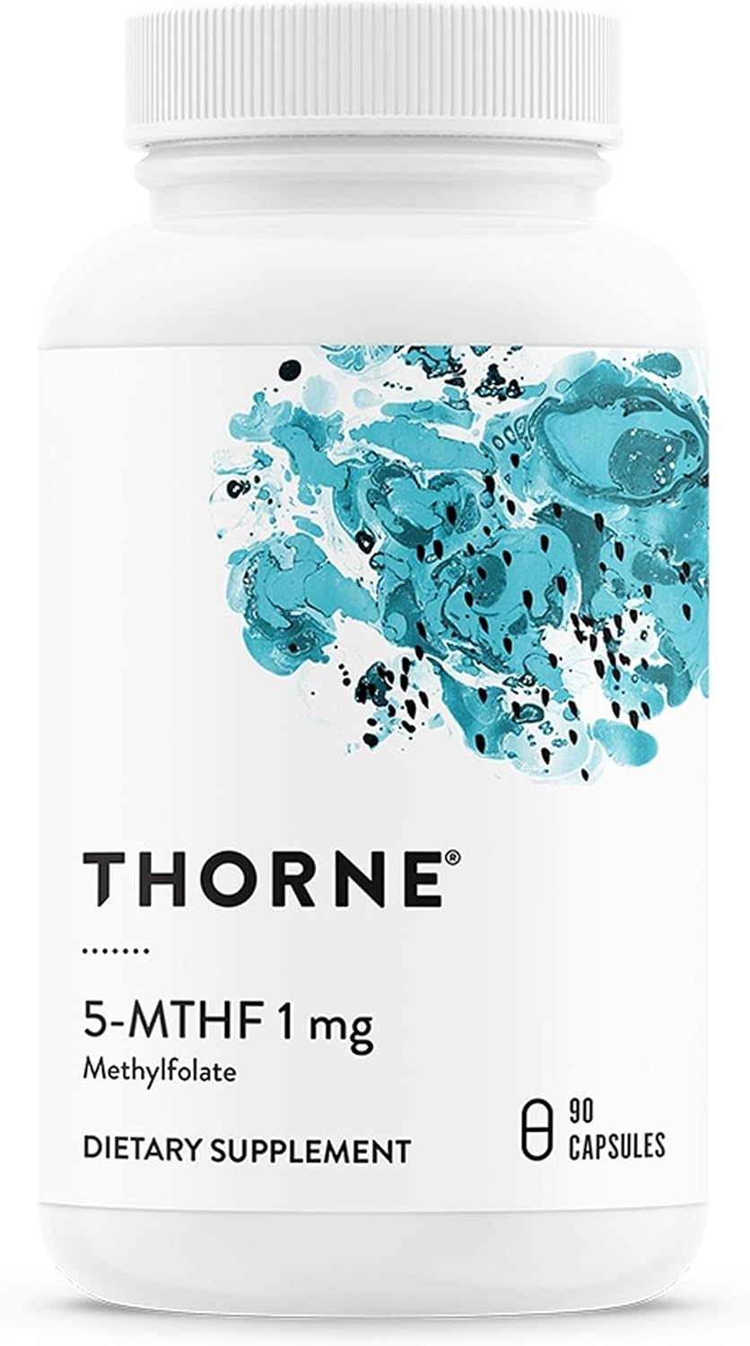 Thorne 5-MTHF 1 mg, Active Methylfolate Vitamin B9 Supplement