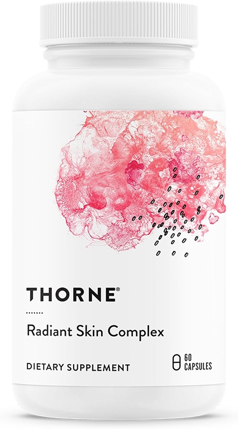 Thorne Radiant Skin Complex, Hyaluronic Acid & Ovolux, 60 Capsules