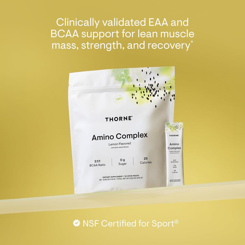 Thorne Amino Complex, Clinically Validated EAA & BCAA Powder