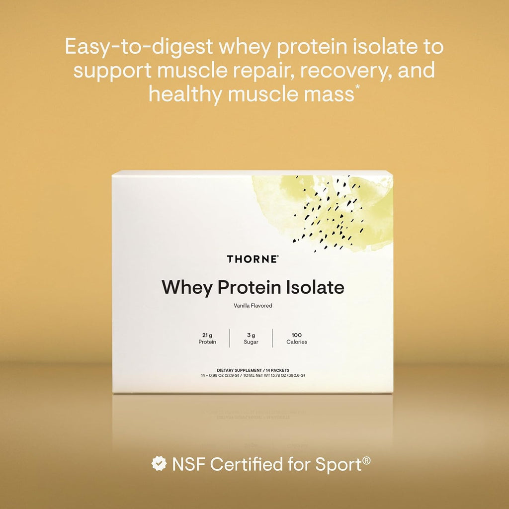 Thorne Whey Protein Isolate, Balanced Amino Acids Profile