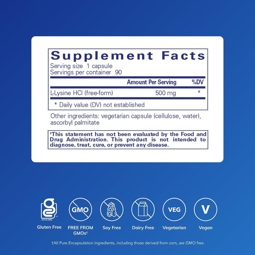 Pure Encapsulations L-Lysine