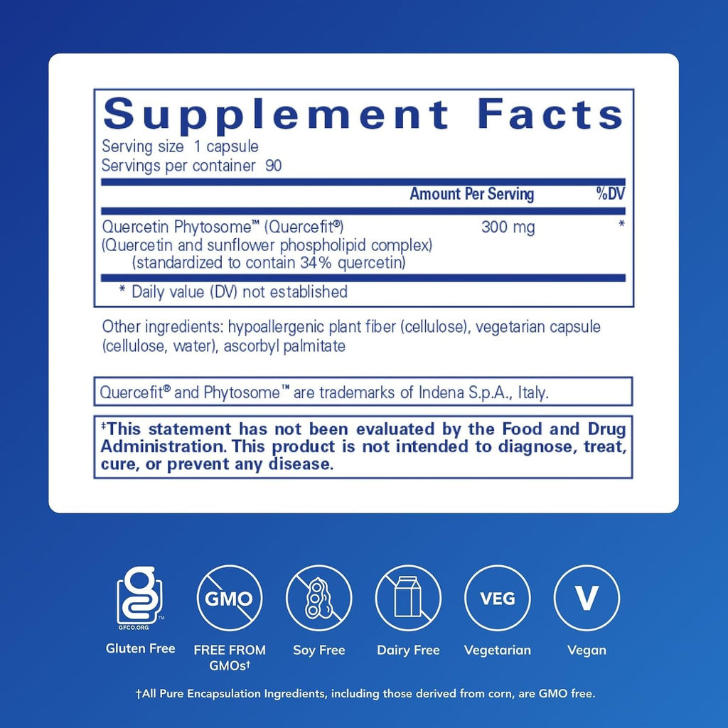 Pure Encapsulations Quercetin UltraSorb, 90 Capsules