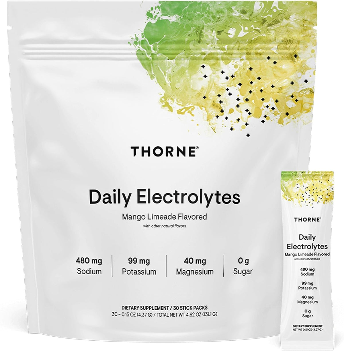 Thorne Daily Electrolytes, Electrolyte Powder Drink Mix