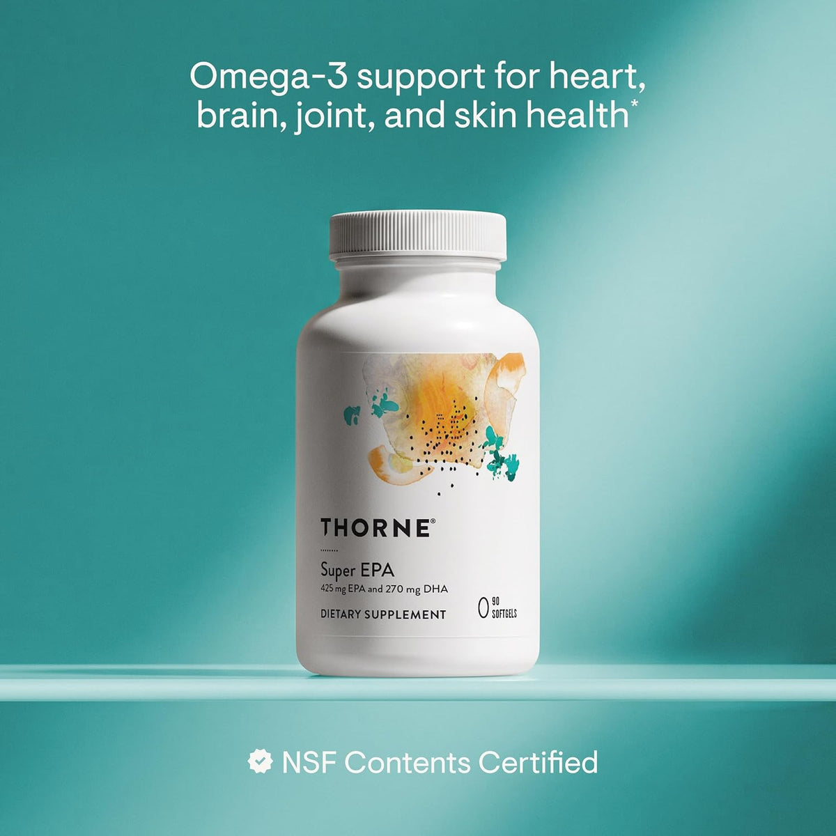 Thorne Super EPA, Omega-3 Fish Oil Supplement with EPA & DHA