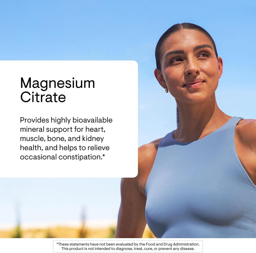 Thorne Magnesium Citrate Powder, 250 mg, Citrus Berry, 60 Servings