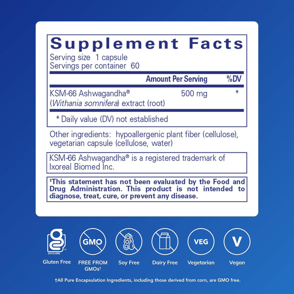 Pure Encapsulations Ashwagandha