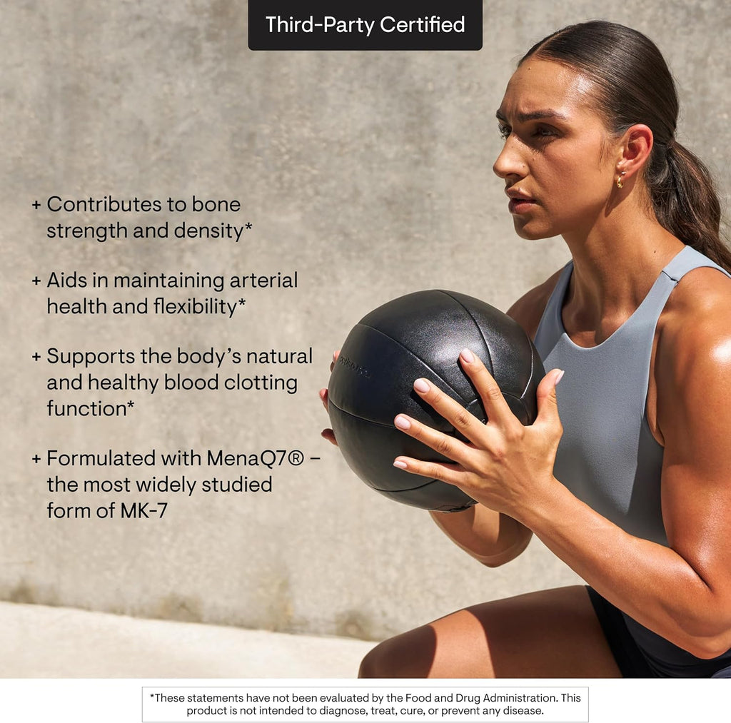 Thorne Vitamin K, Vitamins K1 and K2 (as MK-4 and MK-7), 60 Capsules