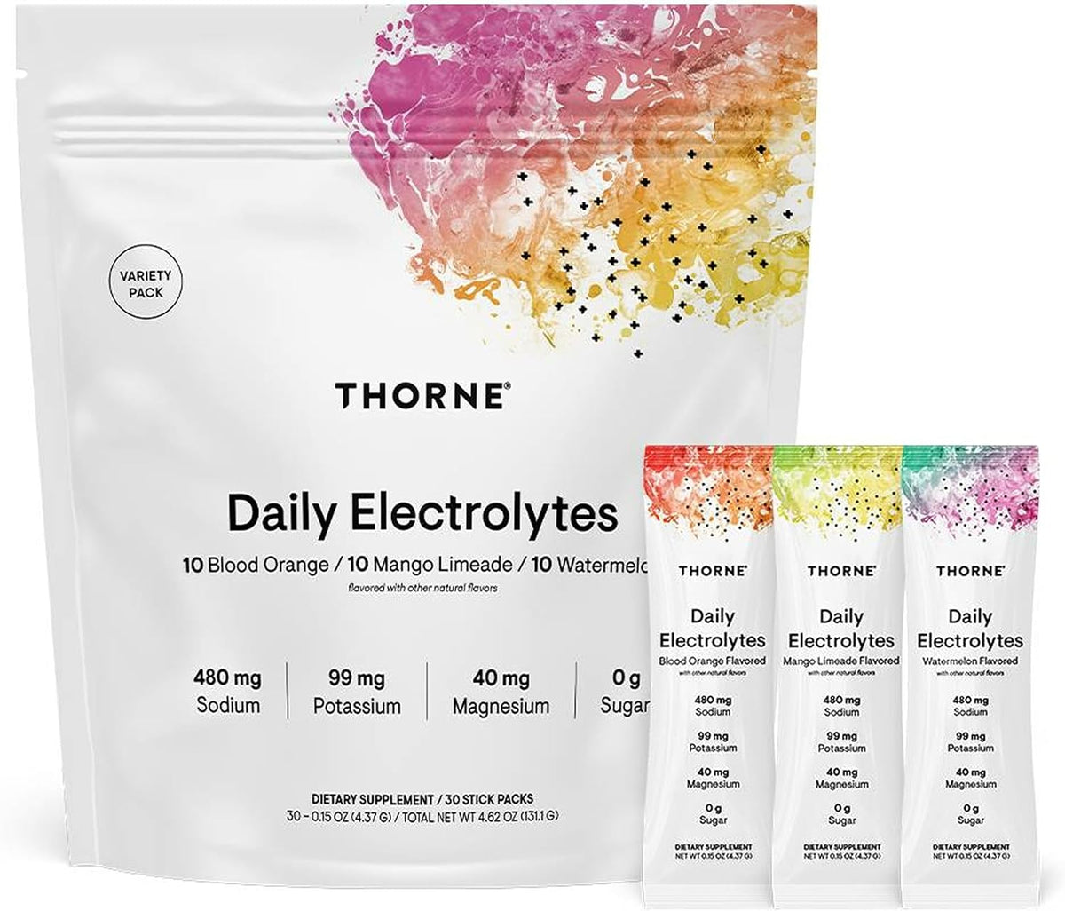 Thorne Daily Electrolytes, Electrolyte Powder Drink Mix