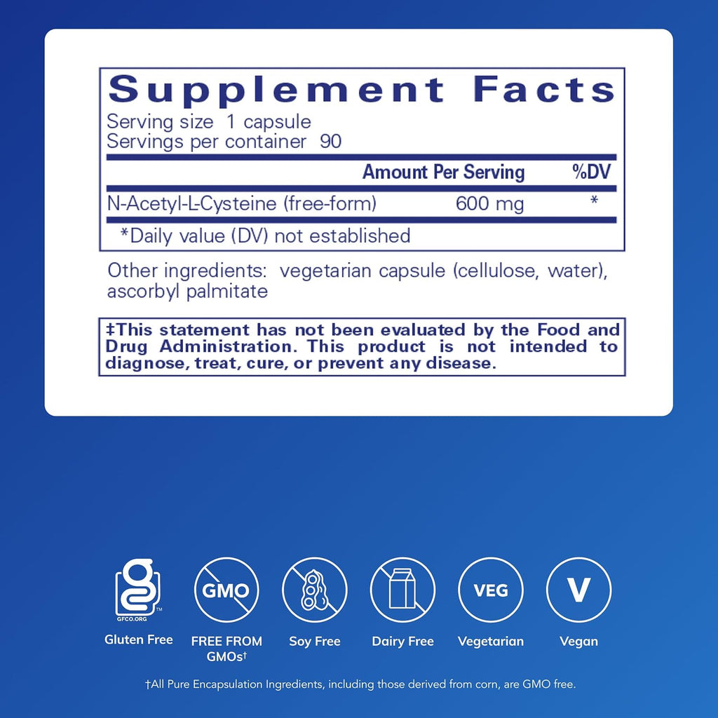 Pure Encapsulations NAC 600 mg