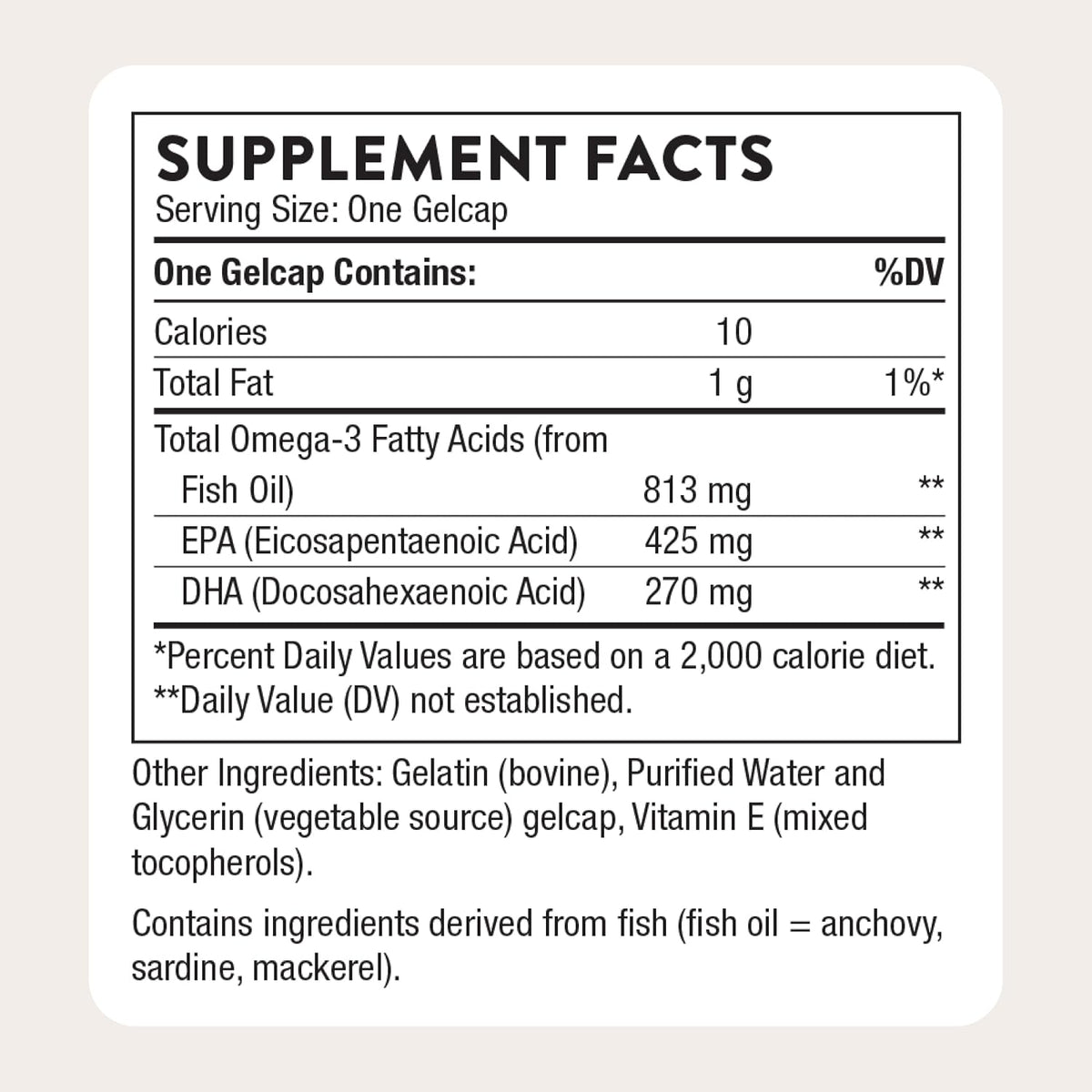 Thorne Super EPA, Omega-3 Fish Oil Supplement with EPA & DHA