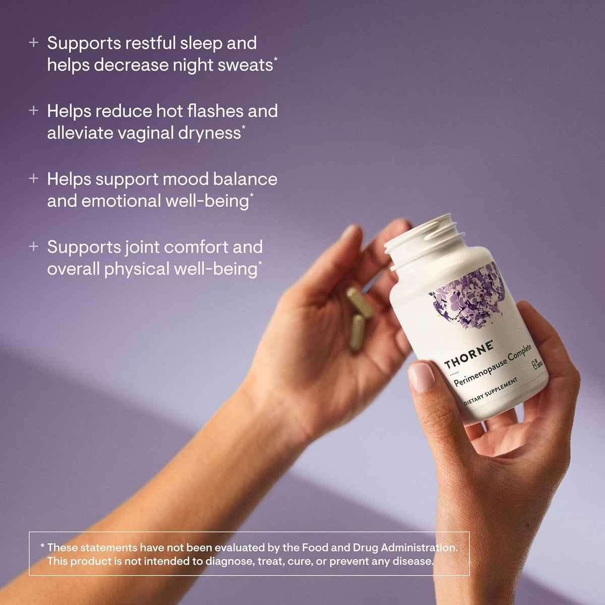 Thorne Perimenopause Complete, EstroG-100, Hops & Active B6, 60 Capsules