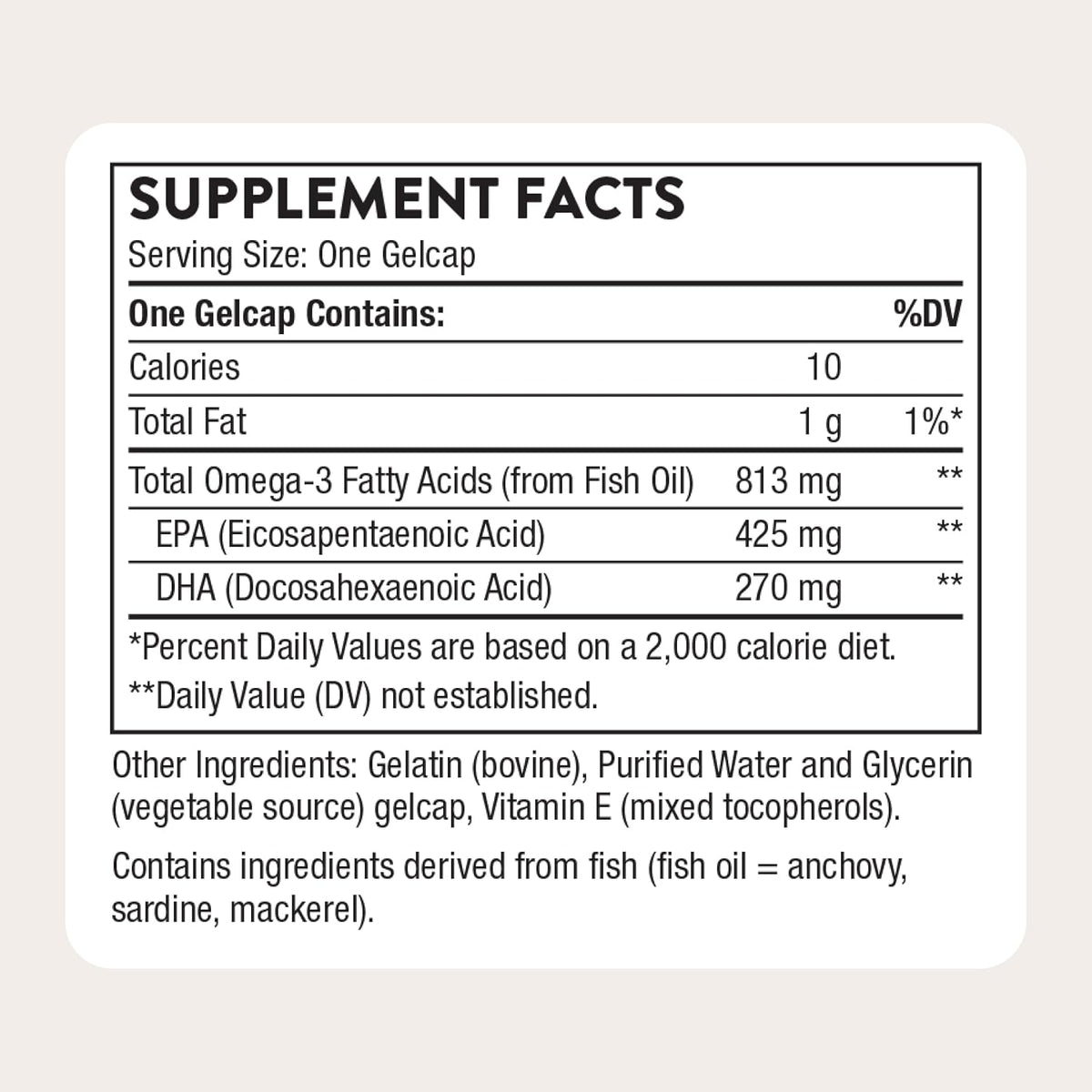 Thorne Super EPA, Omega-3 Fish Oil Supplement with EPA & DHA