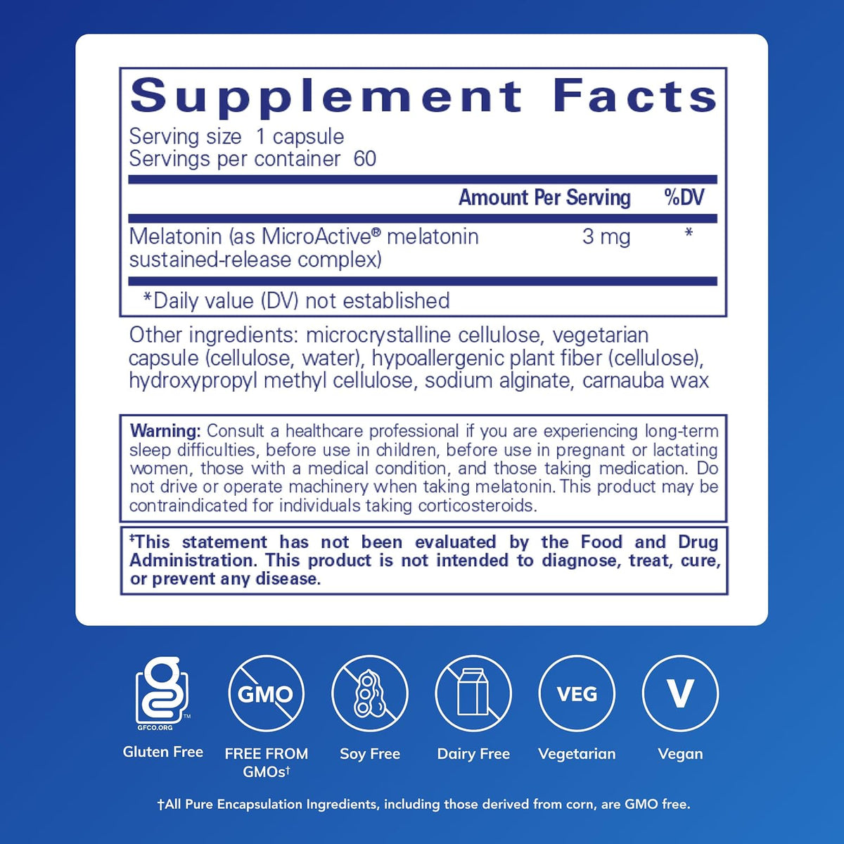 Pure Encapsulations Melatonin-SR